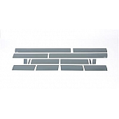 Putco Rocker Panel Molding - Polished Stainless Steel Black Set of 14 - 9751203BP