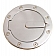 All Sales Fuel Door - Round Aluminum - 6107P