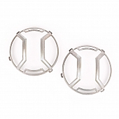 Rugged Ridge Headlight Guard Euro Style Aluminum Raw Set Of 2 - 1123016