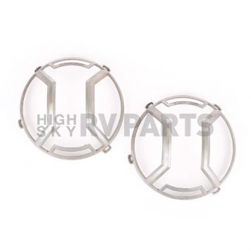Rugged Ridge Headlight Guard Euro Style Aluminum Raw Set Of 2 - 1123016