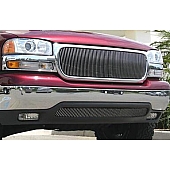 T-Rex Truck Products Grille Insert - Vertical Bar Rectangular Polished Aluminum - 30175