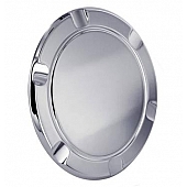 All Sales Fuel Door - Round Aluminum - 6119C