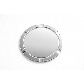 All Sales Fuel Door - Round Aluminum - 6119P