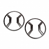 Rugged Ridge Headlight Guard Euro Style Steel Black Set Of 2 - 1123020
