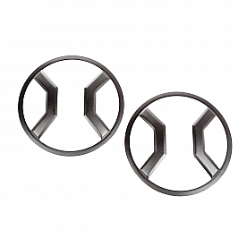Rugged Ridge Headlight Guard Euro Style Steel Black Set Of 2 - 1123020