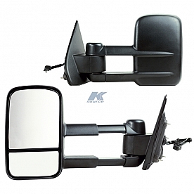 K-Source Exterior Towing Mirror Electric Rectangular Set Of 2 - 6214748G