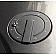 All Sales Fuel Door - Round Aluminum - 6152KL