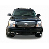 T-Rex Truck Products Grille Insert - Vertical Bar Rectangular Polished Aluminum - 30184
