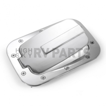 All Sales Fuel Door - Rectangular Aluminum - 6158P