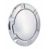 All Sales Fuel Door - Round Aluminum - 6950P