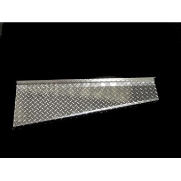 Owens Products Running Board - Box Board Aluminum Silver Diamond Plate - OC9136EDX