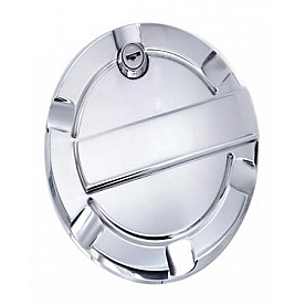 All Sales Fuel Door - Round Aluminum - 6952PL
