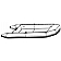 Carver Boat Cover Blunt Nose Inflatable Boat Gray Polyester - 7INF9BP10