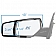 K-Source Exterior Towing Mirror Manual Rectangular Set Of 2 - 80920