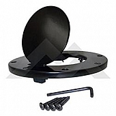 Crown Automotive Fuel Door - Round Steel - RT26037