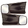 CIPA USA Exterior Towing Mirror Manual Rectangular Set Of 2 - 10200