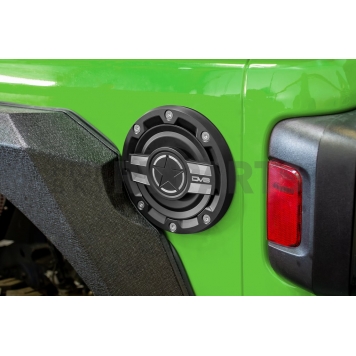 DV8 Offroad Fuel Door - Aluminum - L190004MIL-2
