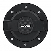 DV8 Offroad Fuel Door - Round Carbon Fiber - P190004BLA