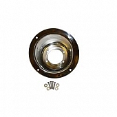 Rugged Ridge Fuel Filler Housing - Stainless Steel Polished Silver - 1113502