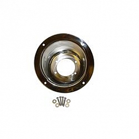 Rugged Ridge Fuel Filler Housing - Stainless Steel Polished Silver - 1113502