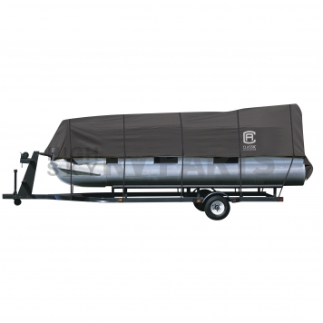 Classic Accessories Boat Cover Pontoon Boat Charcoal Polyester - 2708080100