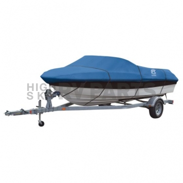 Classic Accessories Boat Cover V-Hull Bass Boat Blue Polyester - 2014710050