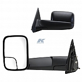 K-Source Exterior Towing Mirror Electric Rectangular Set Of 2 - 6011314C