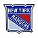 Fan Mat Emblem - NHL New York Rangers Metal - 22235