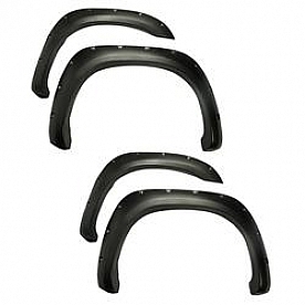 Rugged Ridge Fender Flare - Black ABS Textured Plastic Set Of 4 - 8163050