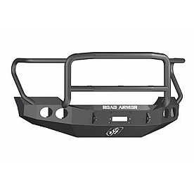 Road Armor Bumper Stealth Lonestar 1-Piece Design Steel Black - 61105B