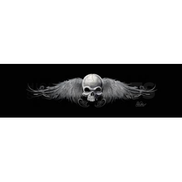 Vantage Point Window Graphics - Wing Skull Rocker - 090024L
