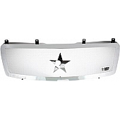 RBP (Rolling Big Power) Grille Insert - Chrome Plated Stainless Steel Rectangular - 154052