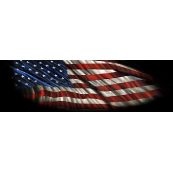 Vantage Point Window Graphics - Starry Night American Flag Design - 090030L