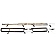 RBP (Rolling Big Power) Grille Insert - Chrome Plated Stainless Steel Rectangular - 154110