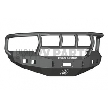 Road Armor Bumper Stealth Titan II 1-Piece Design Steel Black - 605R2B