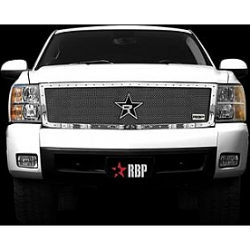 RBP (Rolling Big Power) Grille Insert - Silver Chrome Plated Steel  - 158111