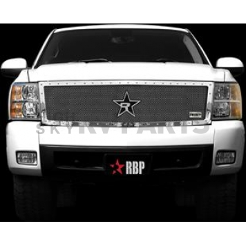 RBP (Rolling Big Power) Grille Insert - Silver Chrome Plated Steel  - 158111