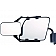 CIPA USA Exterior Towing Mirror Manual Rectangular Single - 11952