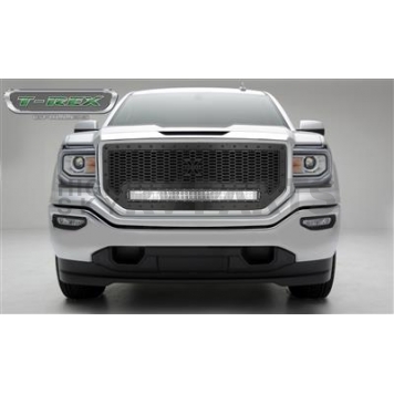 T-Rex Truck Products Grille Insert - Honeycomb Rectangular Black Powder Coated Steel - 7312131BR