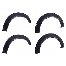 EGR Fender Flare - Black ABS Plastic Textured Set Of 4 - 793374RI