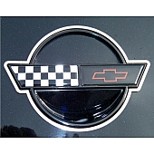 American Car Craft Emblem Trim - Stainless Steel Silver Round Polished - 022006