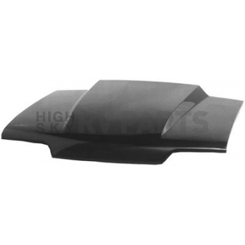 Harwood Fiberglass Hood - Cowl Induction Bare Fiberglass Black - 26301