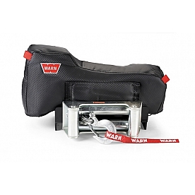 Warn Winch Cover - Vinyl With Mesh Backing Black - 102641
