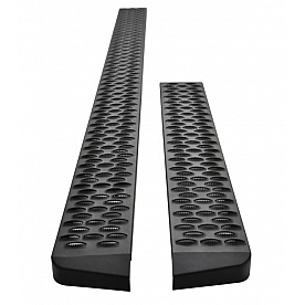Westin Automotive Running Board Black Textured Powder Coated Steel Stationary - 2781005