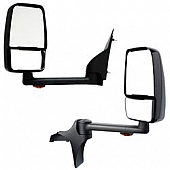 Velvac Exterior Mirror Remote Rectangular Black - 718763