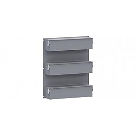 KargoMaster Door Tray - Three Trays With Lid Gray Steel - 40115
