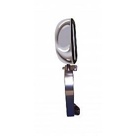 CIPA USA Exterior Mirror Rectangular Manual Silver Single - 41000