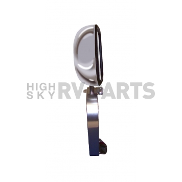CIPA USA Exterior Mirror Rectangular Manual Silver Single - 41000