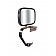 CIPA USA Exterior Mirror Rectangular Manual Silver Single - 41000