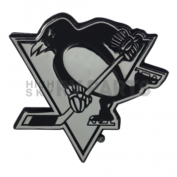 Fan Mat Emblem - NHL Pittsburgh Penguins Logo Metal - 14887